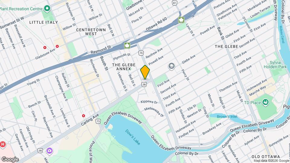 275 Carling Ave, Unit 703 Map and Location Details