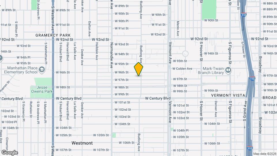 1205 W 97th St Map and Location Details