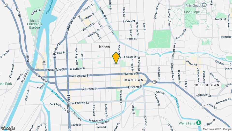 108 W Buffalo St Map and Location Details