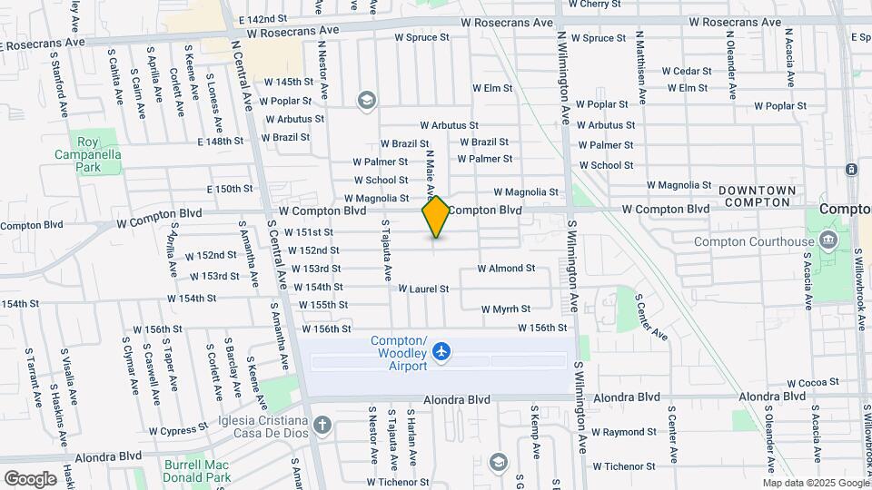 1221 W 152nd St, Unit ADU 1 Map and Location Details