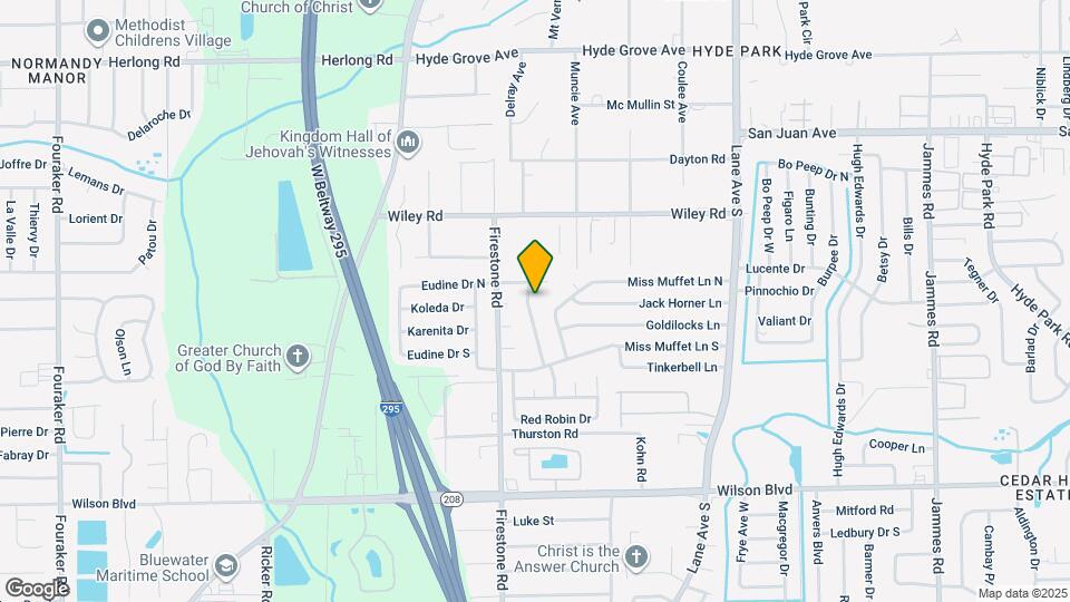 2235 Looking Glass Ln Map and Location Details