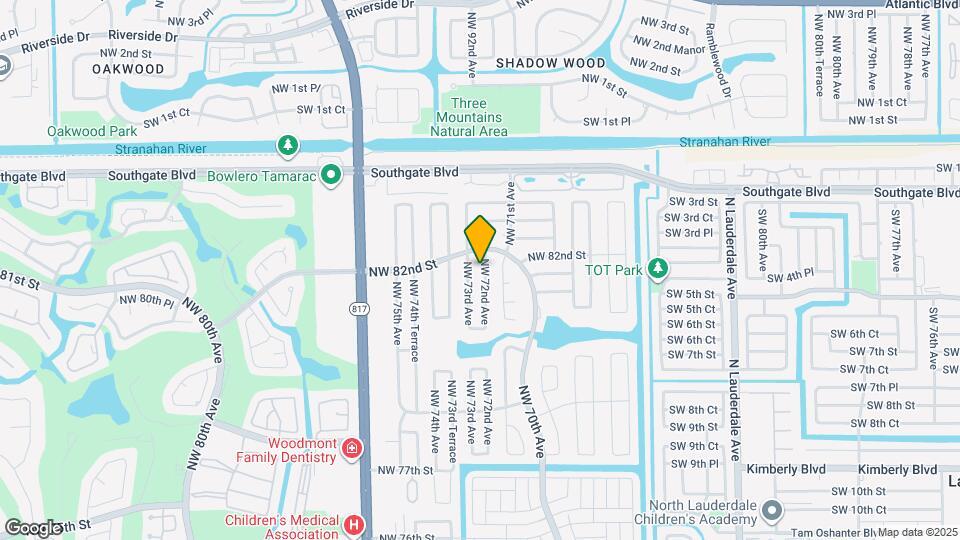 8119 NW 72nd Ave Map and Location Details