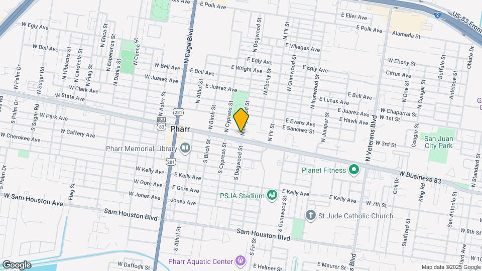 19 N Dogwood St Map and Location Details