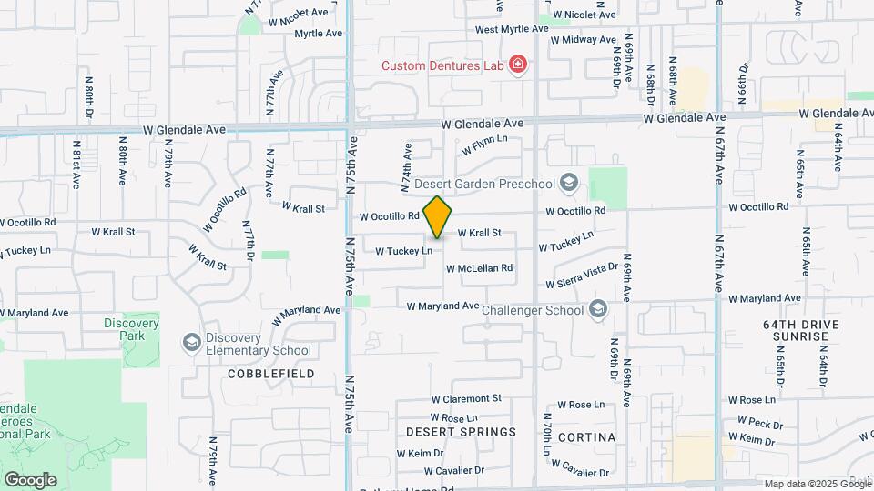 6702 N 73rd Ave Map and Location Details