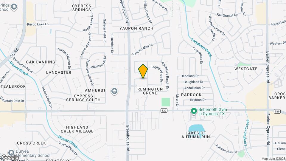 19119 Yellow Thrush Dr Map and Location Details