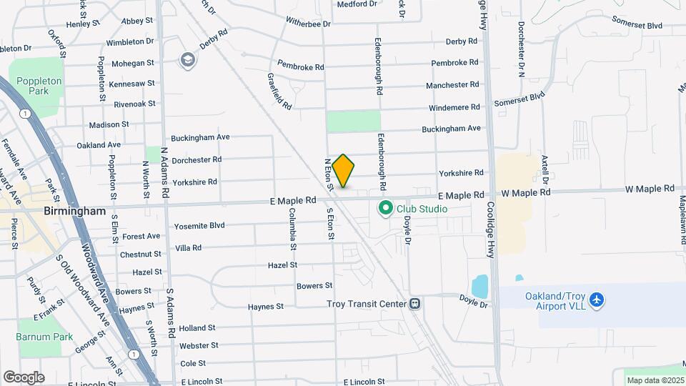 2065 E Maple Rd, Unit 2065 Map and Location Details