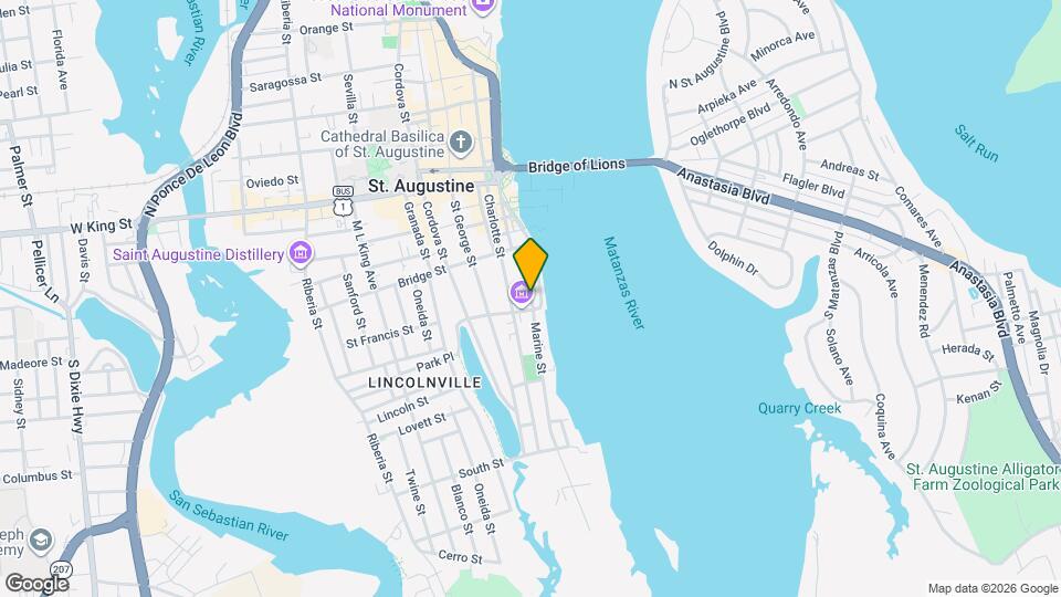 76 Marine St Mapa y Detalles de la Ubicación