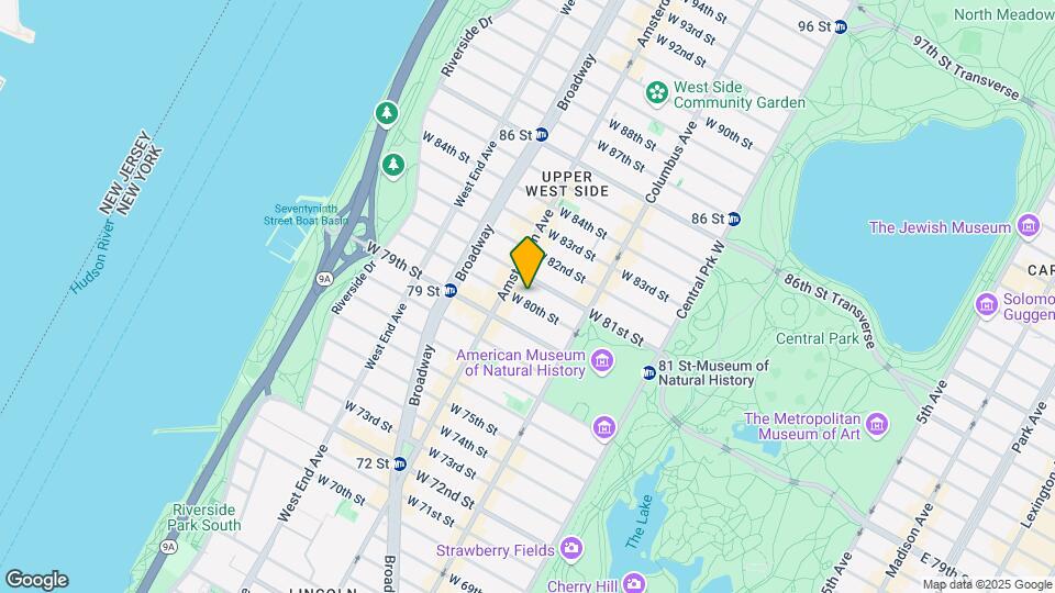 161 W 80th St Map and Location Details