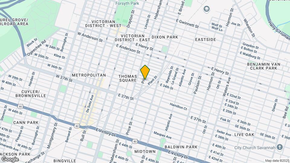 503 E 34th St Map and Location Details