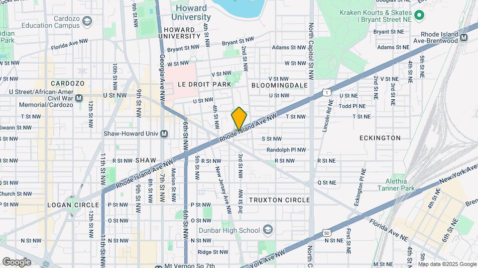 228 Rhode Island Ave NW Map and Location Details