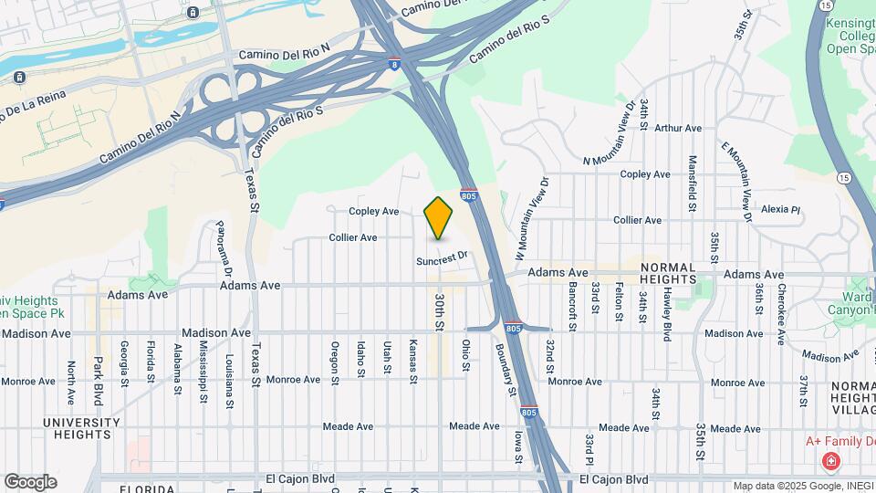 3016 Suncrest Dr Map and Location Details
