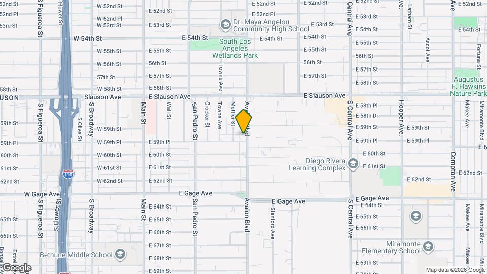 5937 S Avalon Blvd, Unit 15 Map and Location Details