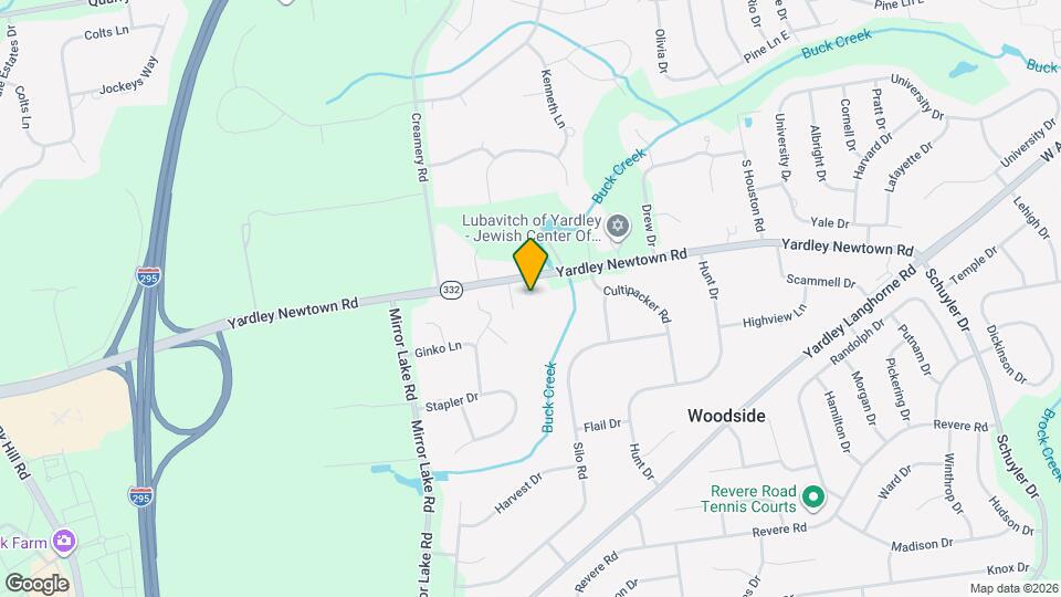 1525 Yardley Newtown Rd Map and Location Details