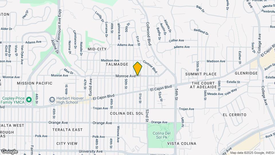 5075 Monroe Ave Map and Location Details