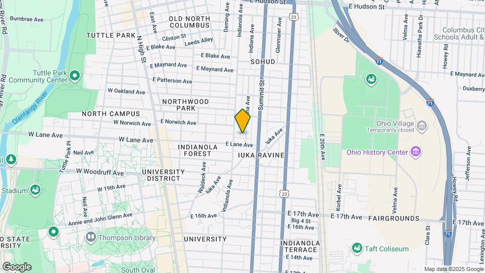2105 Indiana Ave Map and Location Details