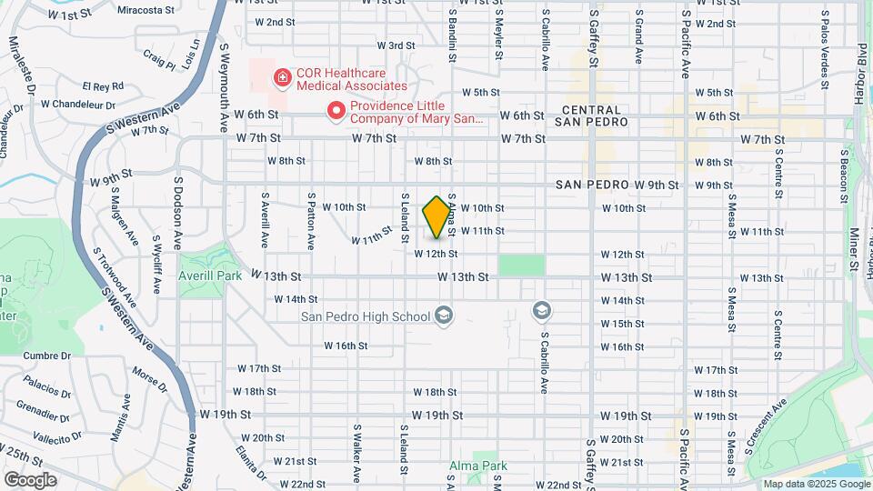 1030 W 12th St Mapa y Detalles de la Ubicación