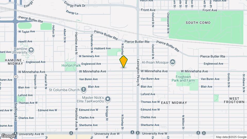 1157 W Minnehaha Ave Map and Location Details