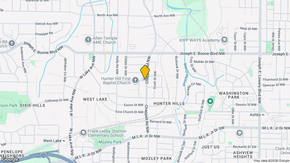 184 Chappell Rd NW Map and Location Details