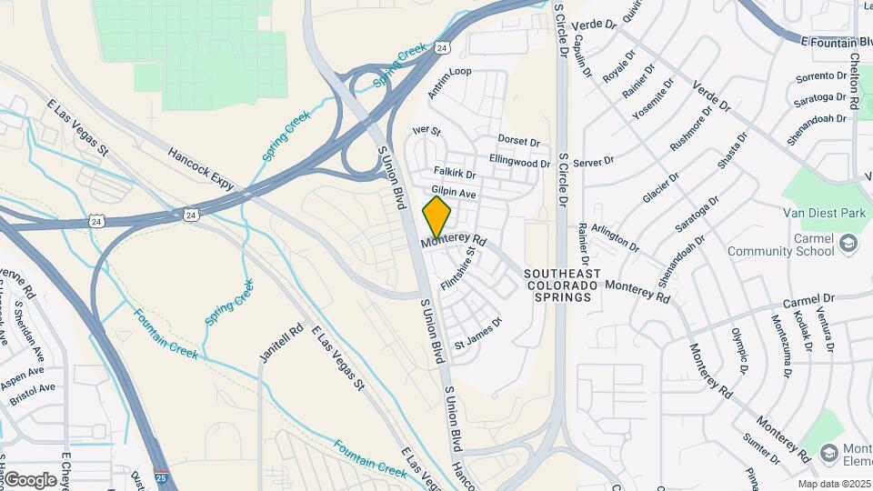 1499 Monterey Rd Map and Location Details