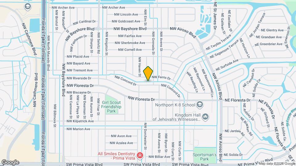 409 NW Concord Dr Mapa y Detalles de la Ubicación