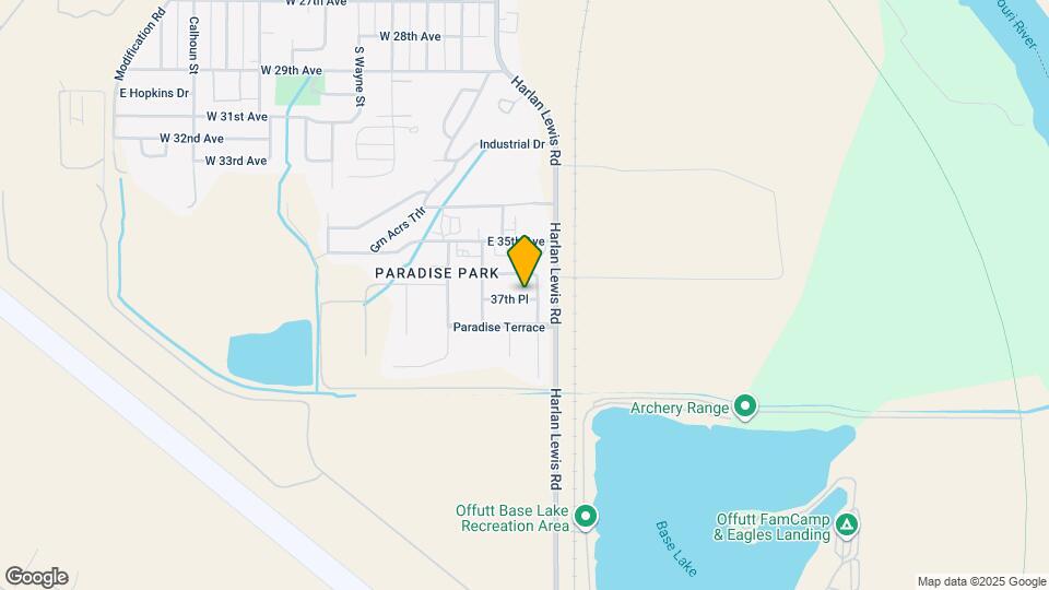 306 E 37th Pl Map and Location Details