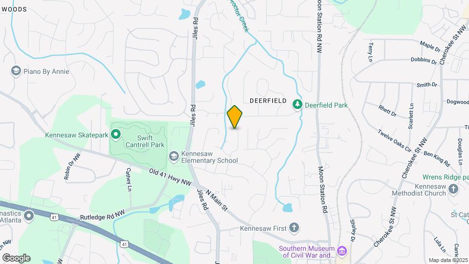 1235 Mountain Springs Dr Map and Location Details