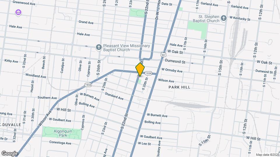 1333 S 22nd St Map and Location Details