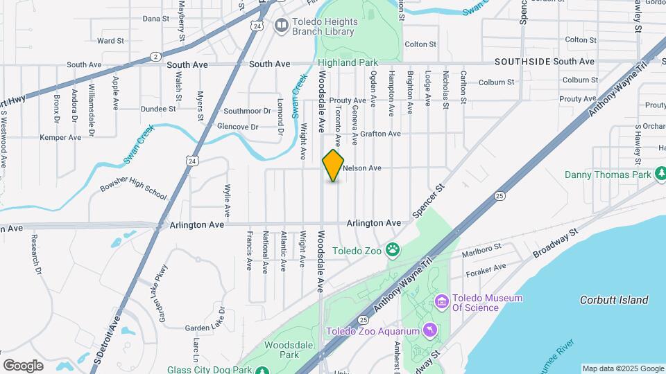 828 Toronto Ave Map and Location Details