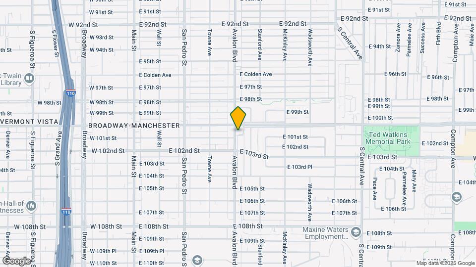 10008-10022 Avalon Blvd Map and Location Details