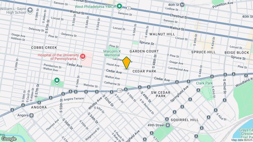 5001 Cedar Ave Map and Location Details