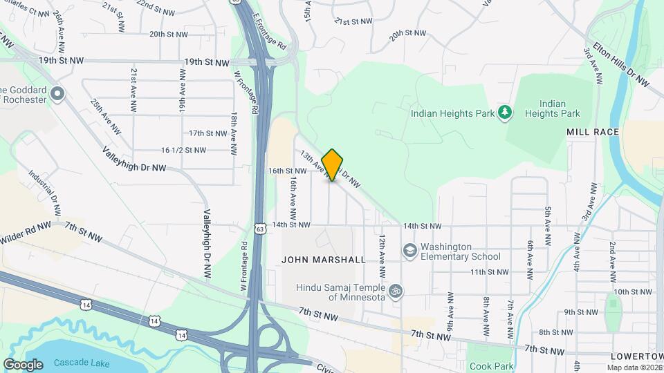1438 15th Ave NW Map and Location Details