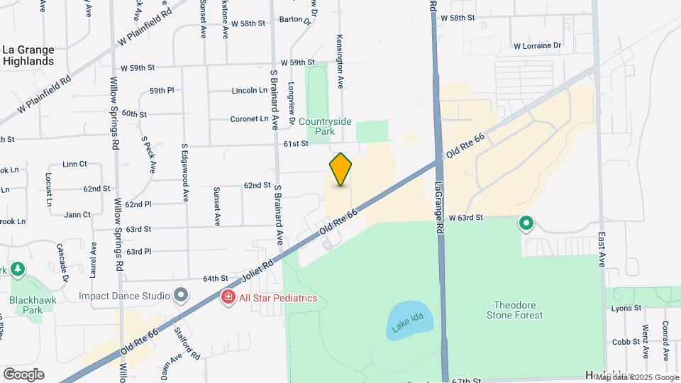 6148 Kensington Ave Map and Location Details