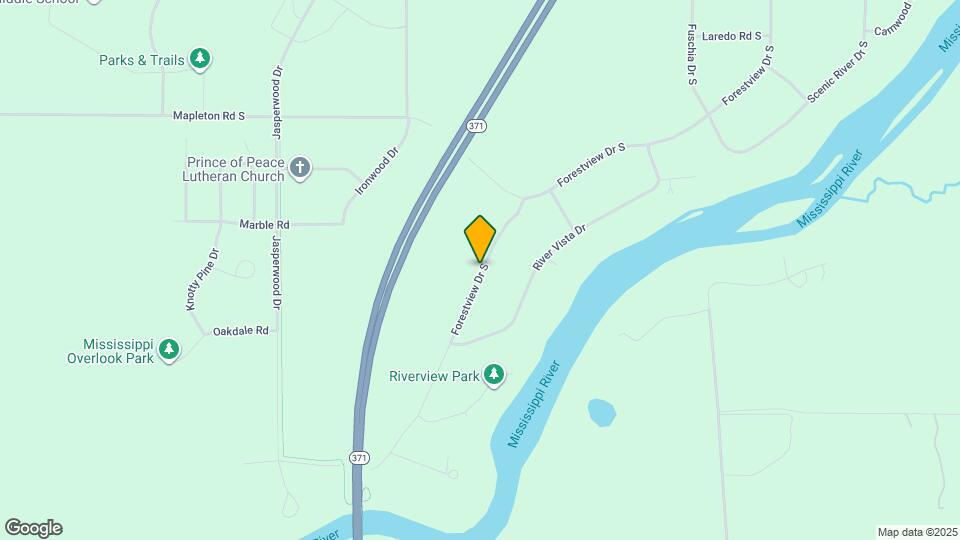 11607 Forestview Dr Map and Location Details