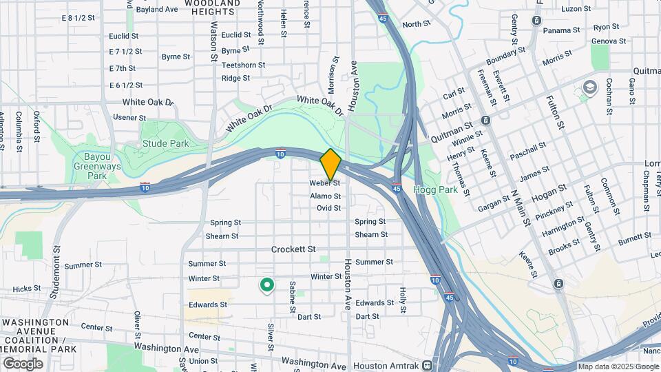 1525 Weber St Map and Location Details