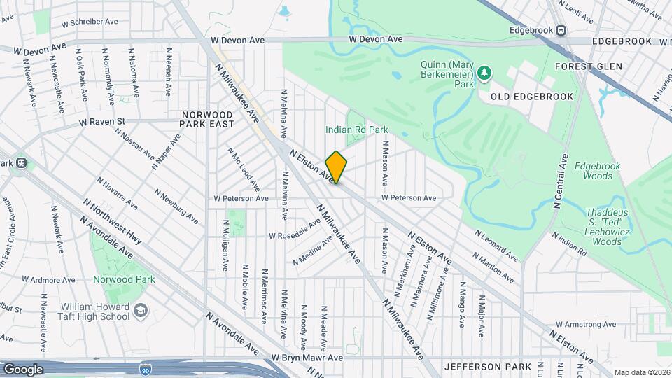 6038 N Elston Ave Map and Location Details