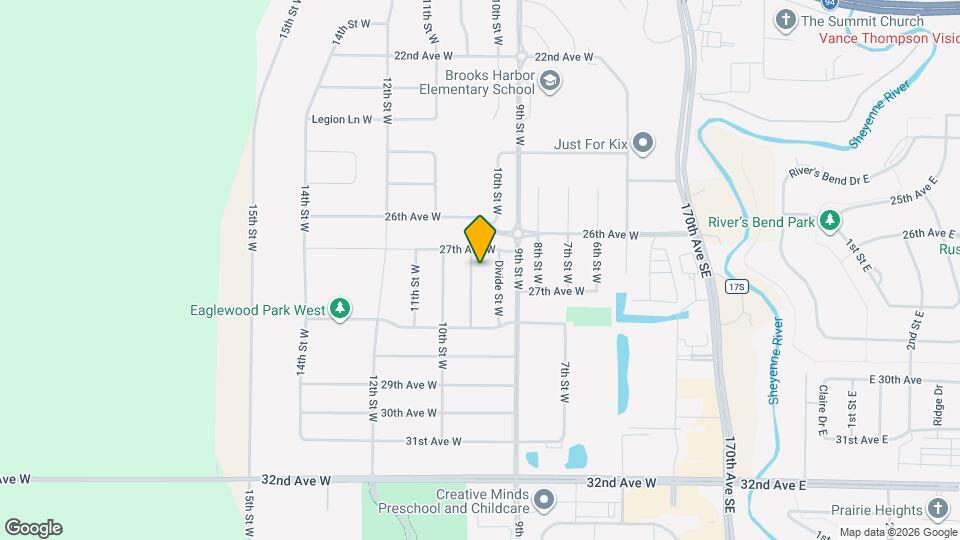 2719 Westwood St W Map and Location Details