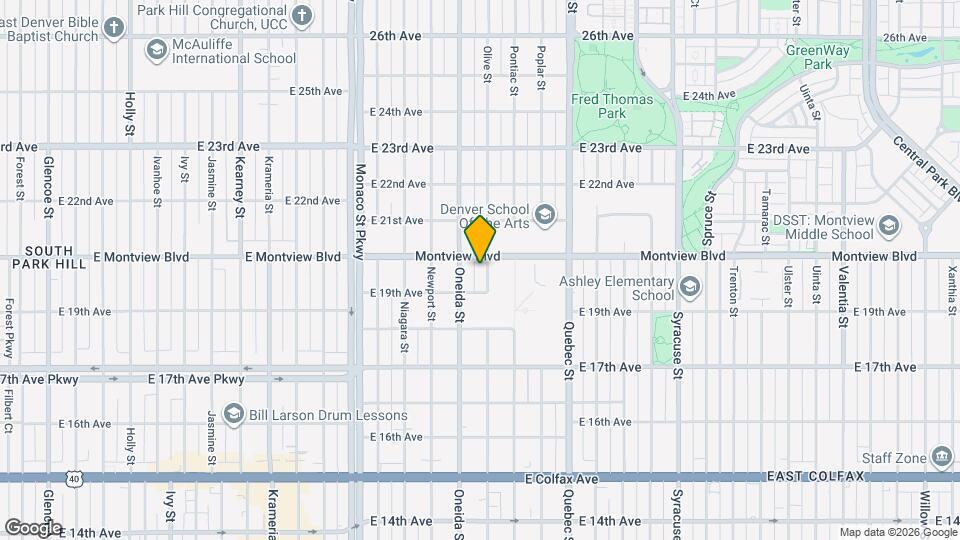 1939 Olive St Map and Location Details