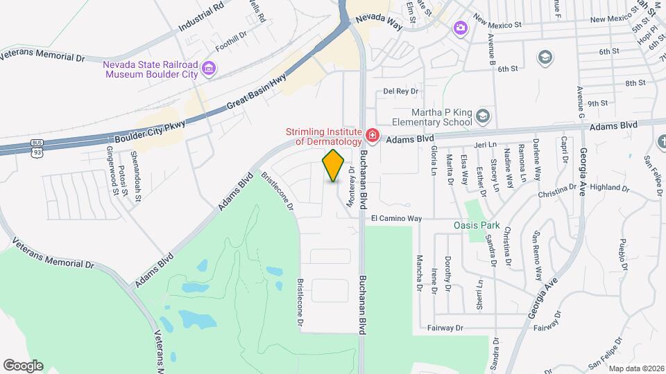 1402 Coronado Dr Map and Location Details