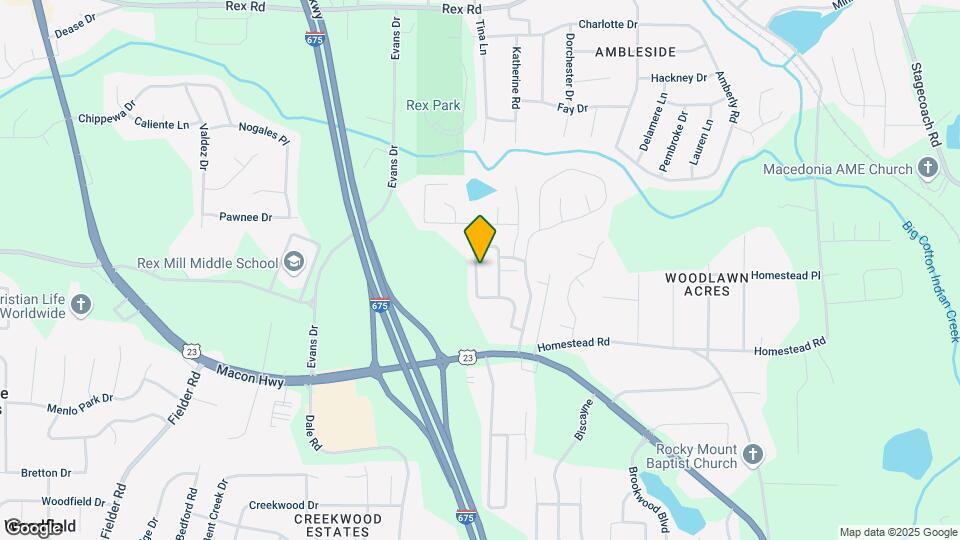 6304 Ellenwood Dr Map and Location Details