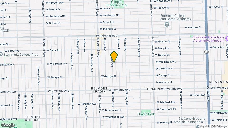 5453 W Wellington Ave Mapa y Detalles de la Ubicación