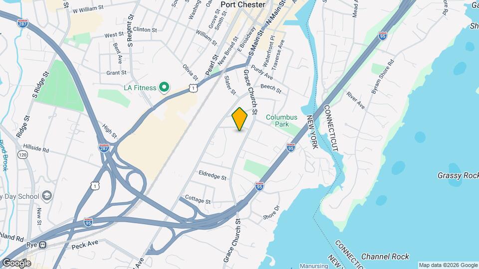 140 Grace Church St Map and Location Details