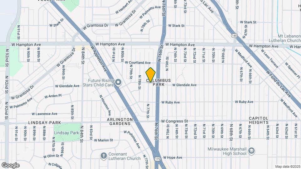 7627 W Glendale Ave Map and Location Details