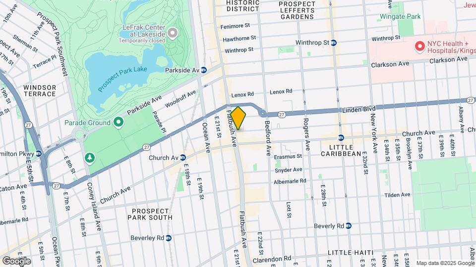 863 Flatbush Ave Map and Location Details