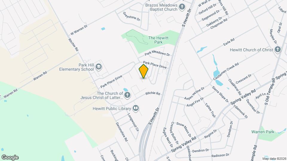 640 Park Ln Map and Location Details