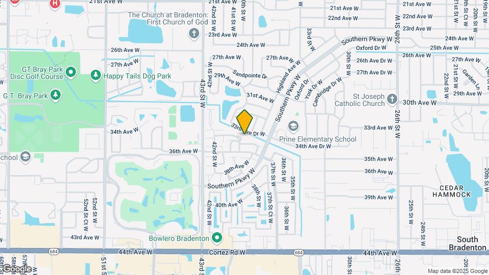 3403 37th St Ct W Map and Location Details