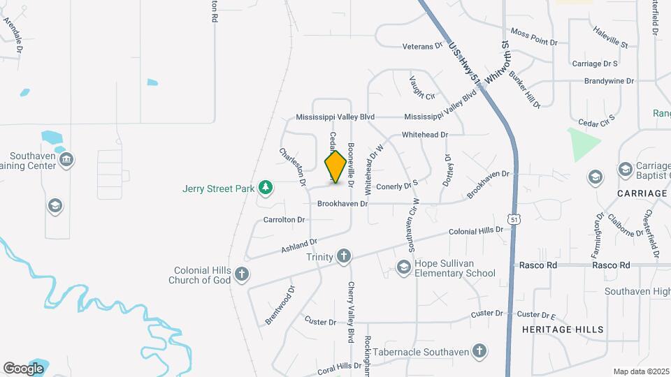 8288 Cedarbrush Dr Map and Location Details