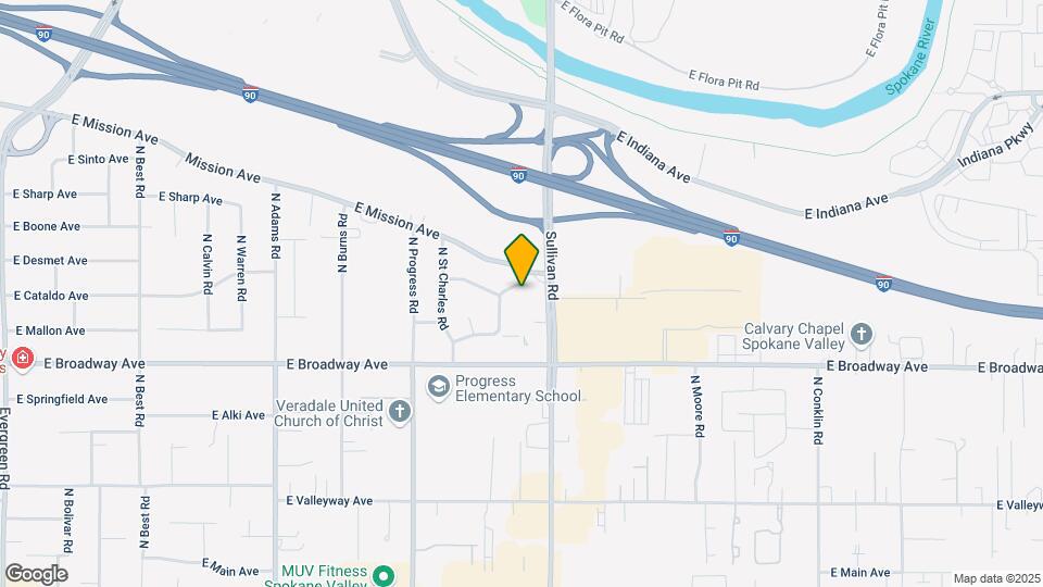 15408 E Cataldo Ave Mapa y Detalles de la Ubicación