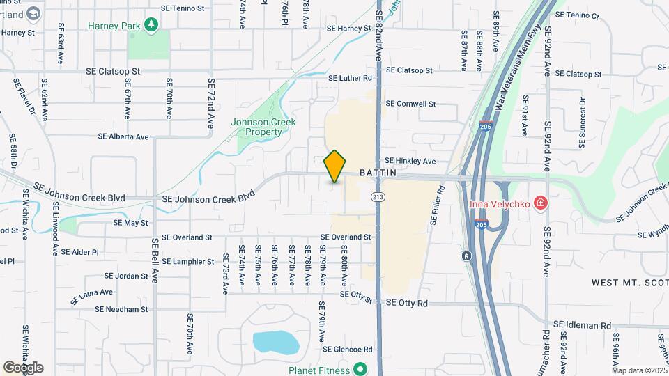 7926 SE Johnson Creek Blvd Map and Location Details