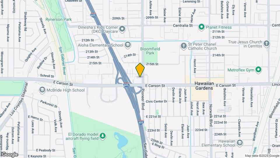 21619 Pioneer Blvd Map and Location Details