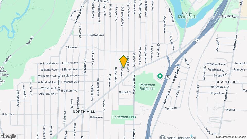 999 Collinwood Ave Map and Location Details